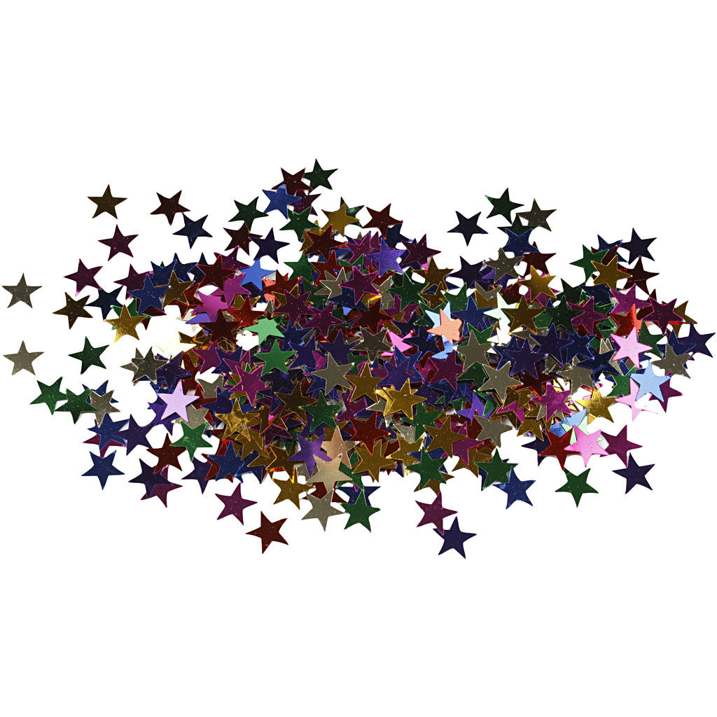 Paljetter, stl. 10 mm, 10 g/ 1 förp. [HOB-995481]