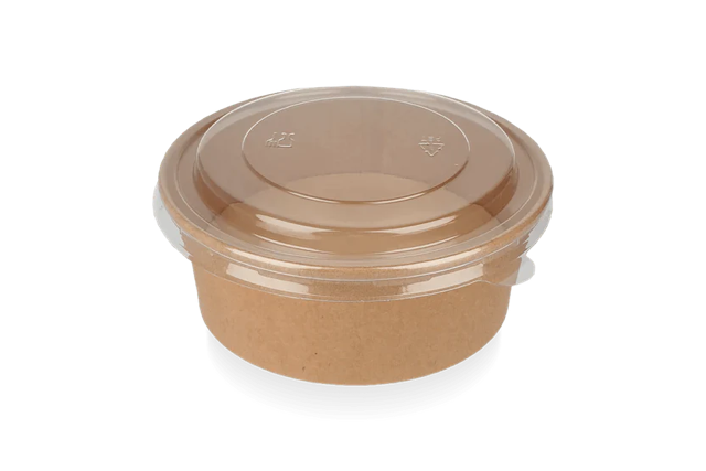 Lock sallad Poke Skål 500ml-750ml-1000ml Ø14,8cm transparent (300 st) [TK-9987011-A]