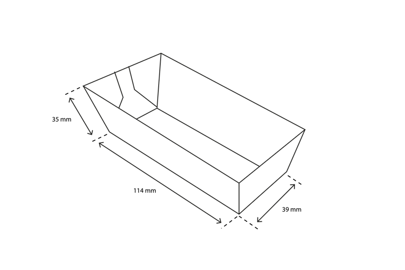 Krocketbrickor A5 Kraft 3,9x3,5x11,4 cm FSC®Mix (1.000 st) [TK-9987198]