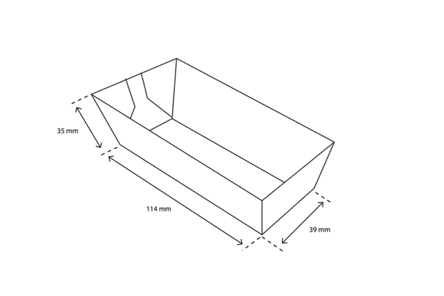 Krocketbrickor A5 Kraft 3,9x3,5x11,4 cm FSC®Mix (1.000 st) [TK-9987198]