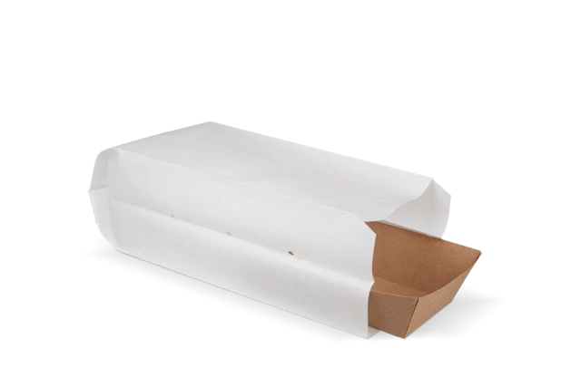 Snack väskor perforerat papper (0.5 damm) 10,5x8,5x27 cm Vit 45gr (1.800 st) [TK-9987485]