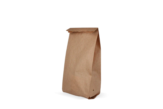 Snack väskor perforerat papper (1 damm) 14x8x32 cm kraft 50gr (1.200 st) [TK-9987486]