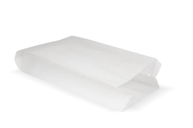Snack Bags perforated Paper (1 pond) 14x8x32 cm White 45gr (1.300 pcs)