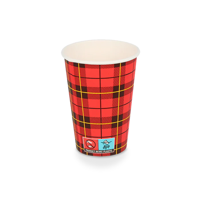 kaffekopp 180cc 7.5oz Ø7 cm Tartan scotty (2.500 st) [TK-9987555]