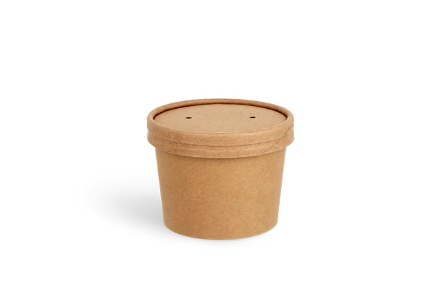 soppkopp kartong 240ml Ø9 cm 8oz kraft (500 st) [TK-9987578]