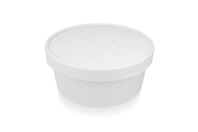 sallad Poke Skål 750ml 26oz Ø14,8x6 cm Vit (300 st) [TK-9987583]