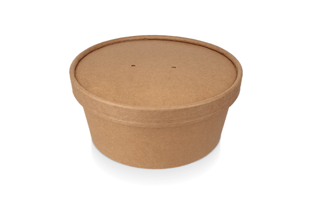 sallad Poke Skål 750ml 26oz Ø14,8x6 cm kraft (300 st) [TK-9987584]