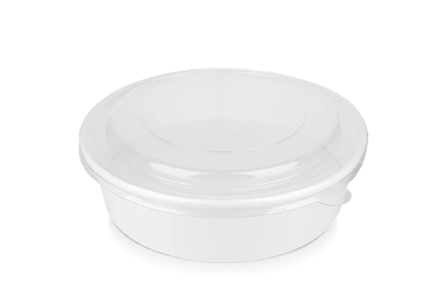 sallad Poke Skål 900ml 30oz Ø18,4x5cm Vit (300 st) [TK-9987586]