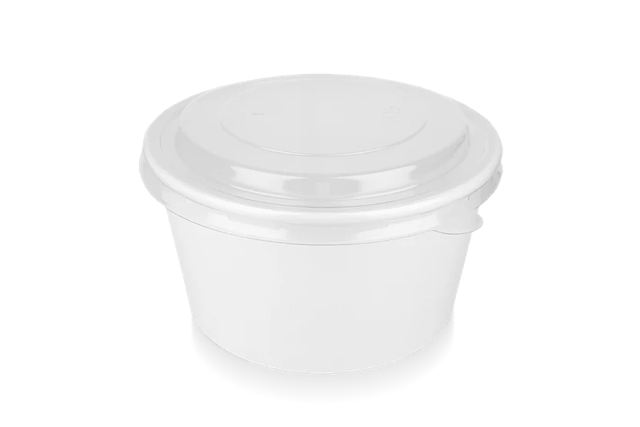 sallad Poke Skål 1000ml 32oz Ø14,8x7,8 cm Vit (300 st) [TK-9987588]