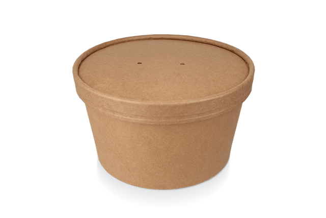 sallad Poke Skål 1000ml 32oz Ø14,8x7,8 cm kraft (300 st) [TK-9987589]
