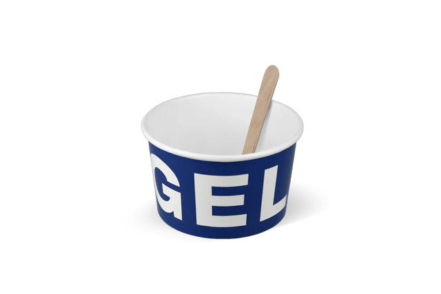 glassbägare Kartong 240ml Ø9,2 cm 8oz GELATO (1.000 st) [TK-9987601]