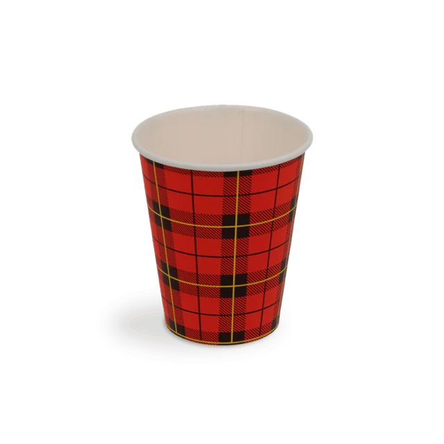 Coffee Cup 150cc 6oz Ø7 cm Tartan (2.500 pcs)