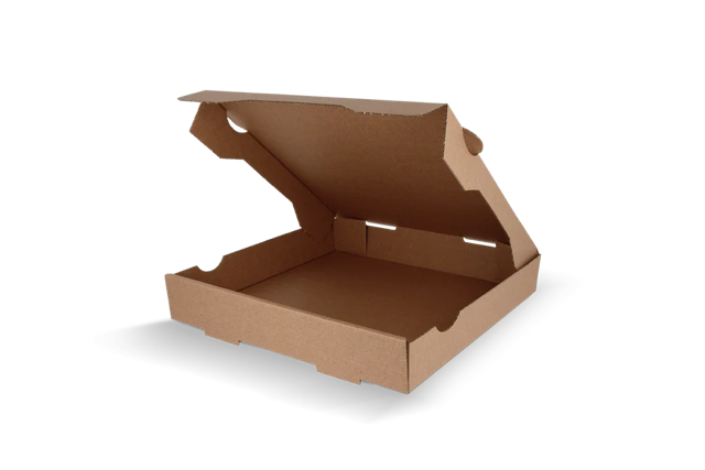 Pizzakartonger 24x4x24cm kraft brun (100 st) [TK-9987693]