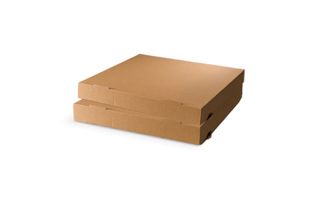 Pizzakartonger 24x4x24cm kraft brun (100 st) [TK-9987693]