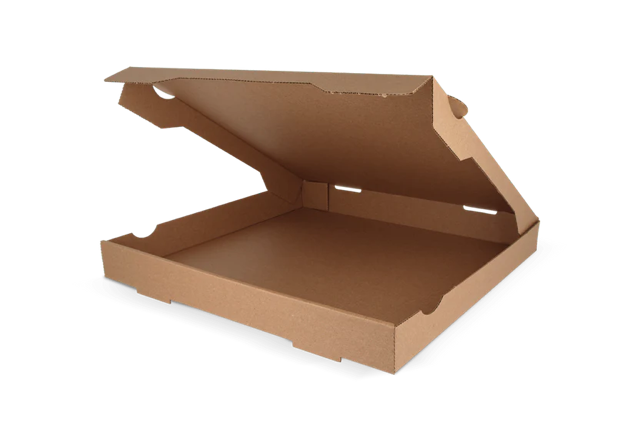 Pizzakartonger 32x4,2x32cm kraft brun (100 st) [TK-9987695]