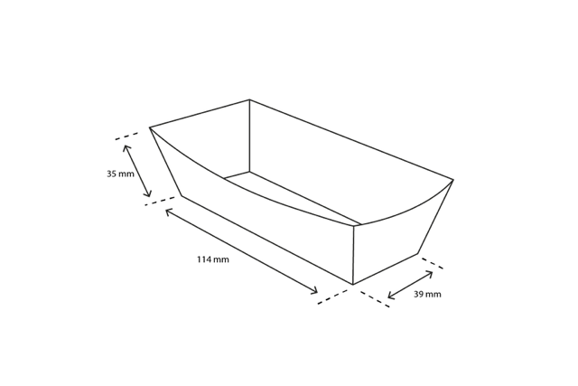 Krocketbrickor A5 3,9x3,5x11,4 cm kraft/Vit (400 st) [TK-9987890]