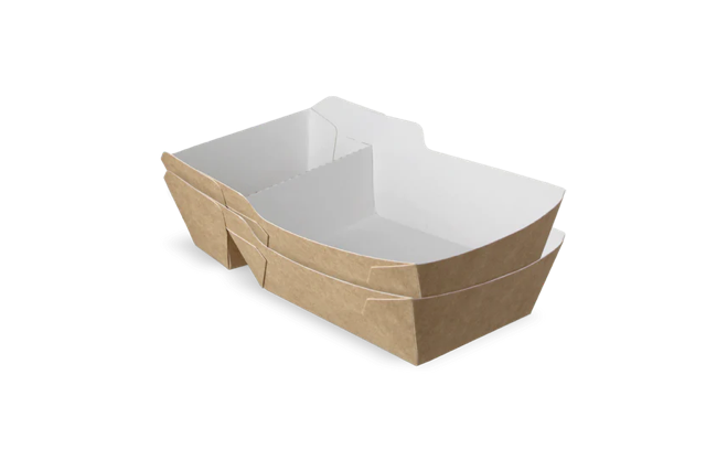 Brickor för pommes frites A23 (A7+1) kraft/Vit (400 st) [TK-9987898]