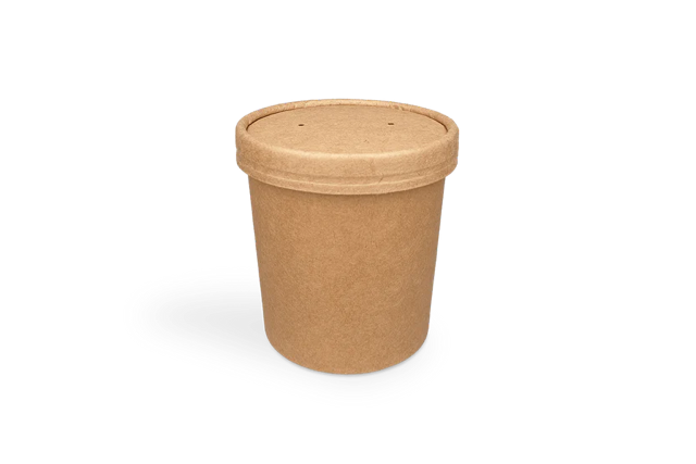 soppkopp kartong 450ml Ø9,8 cm 16oz kraft (500 st) [TK-9988174]