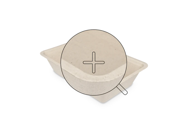 Brickor för pommes frites A9 sockerrör (500 st) [TK-9988296]