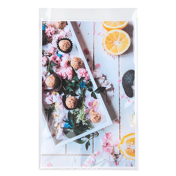 Plastpåsar 29,1x43,8cm Transparent med Tejpremsa (100 st) [B1117PC]