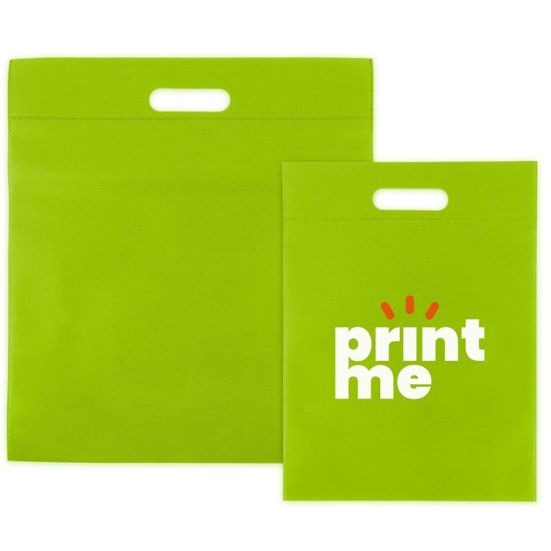 Non-woven-påsar med handtag Grön 30 x 40 cm (400 st.) [FP-DNW025]