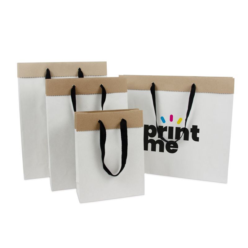 Papperskassar av återvunnet duplexpapper 31 + 10 x 40 cm Vit (100 st.) [FP-DPK086]