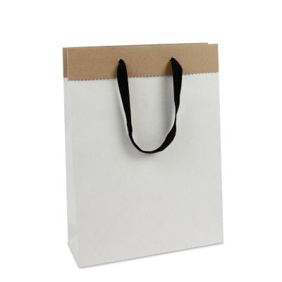 Papperskassar av återvunnet duplexpapper 26 + 10 x 35 cm Vit (100 st.) [FP-DPK085]