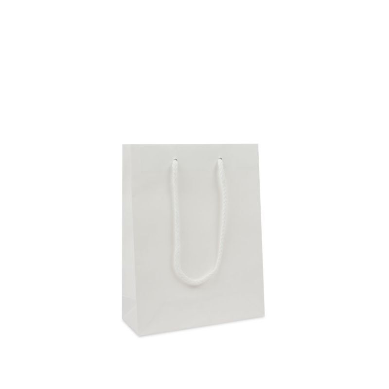 Papperskassar Kraft 20 + 8 x 26 cm Vit (100 st.) [FP-DPK108]