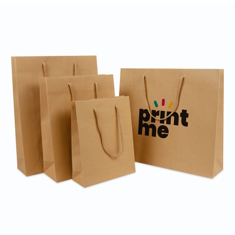 Papperskassar Kraft 20 + 8 x 26 cm Brun (100 st.) [FP-DPK116]