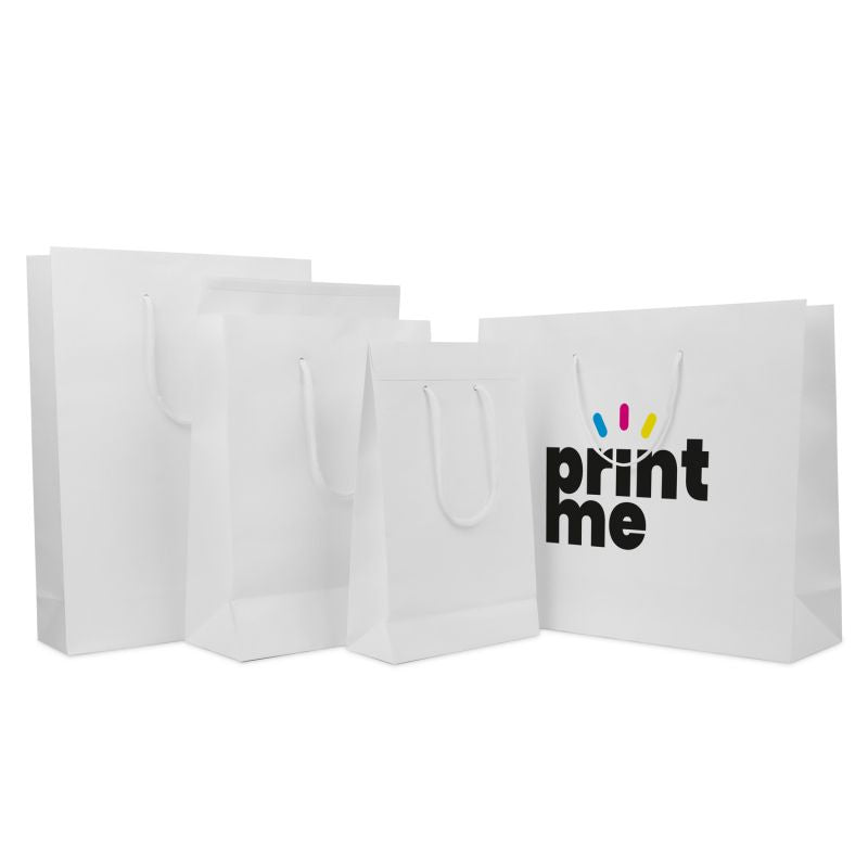 Papperskassar med Klaff 20 + 8 x 32 cm Vit (100 st.) [FP-DPK144]