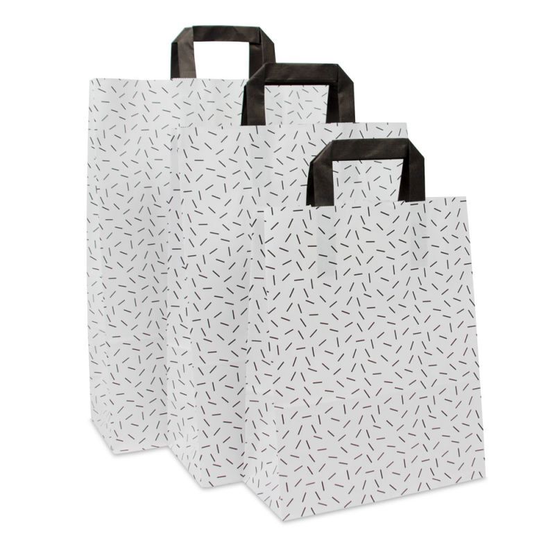 Papperskassar Strö 26 + 12 x 35 cm Vit (250 st.) [FP-DPL073]