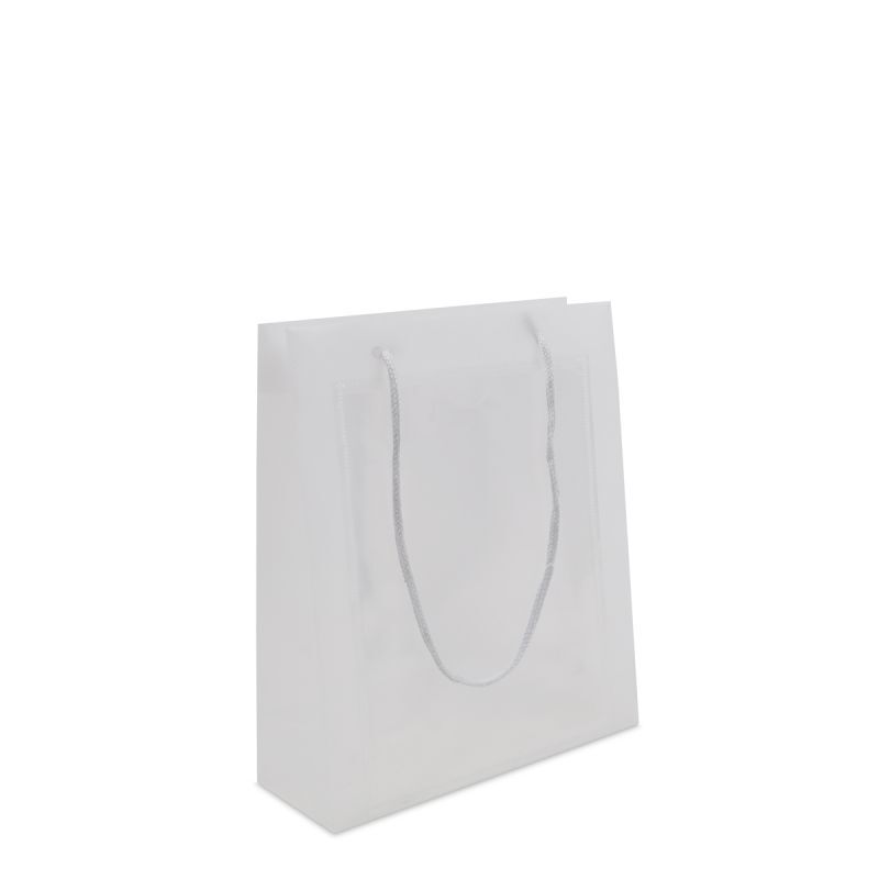 Plastkassar med fönster och A5-insticksficka 20 + 8 x 25 cm Semi-transparent (200 st.) [FP-DQC020]
