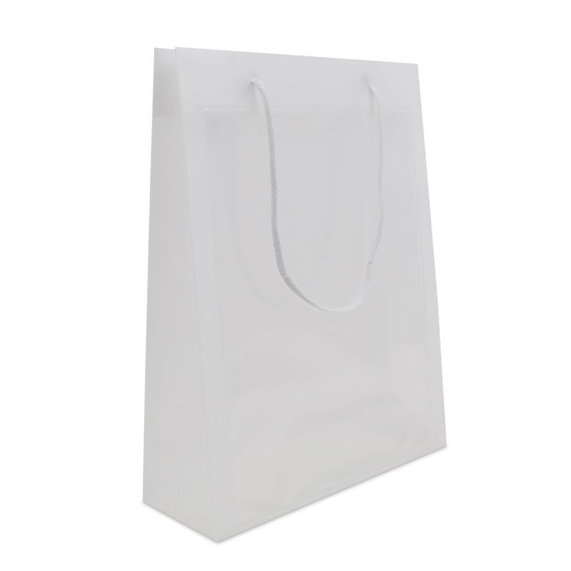 Plastkassar med fönster och A4-insticksficka 26 + 10 x 36 cm Semi-transparent (100 st.) [FP-DQC021]