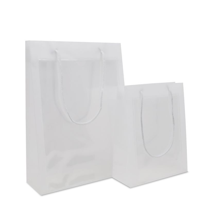 Plastkassar med fönster och A4-insticksficka 26 + 10 x 36 cm Semi-transparent (100 st.) [FP-DQC021]