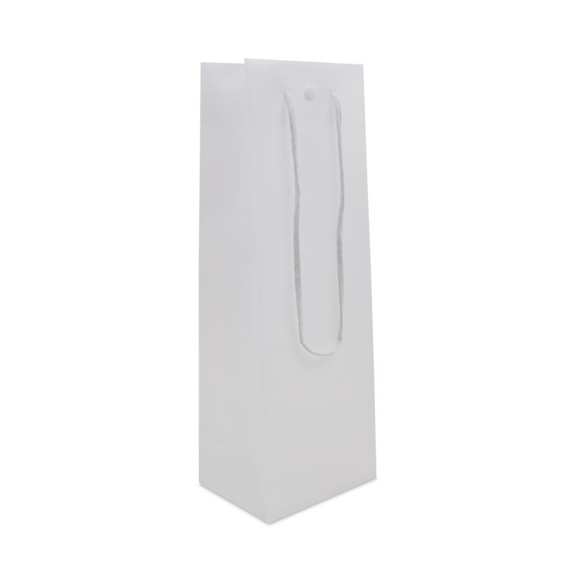 Plastkassar för vinflaskor 12 + 10 x 36 cm Semi-transparent (100 st.) [FP-DQC025]