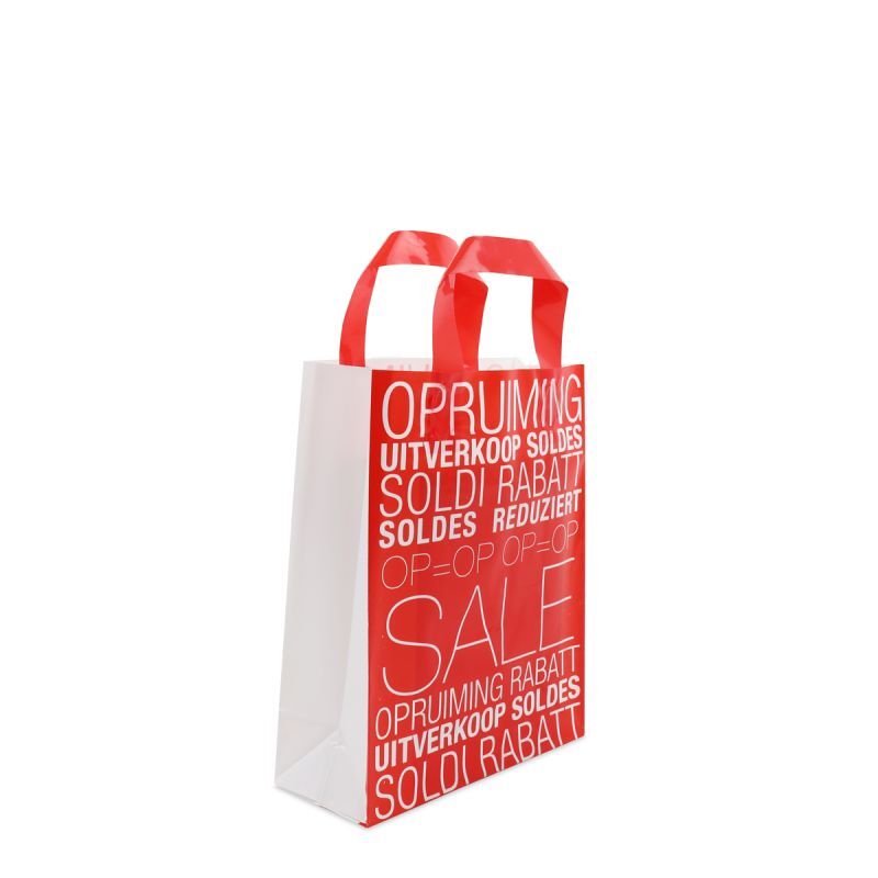 Plastkassar med blockbotten Sale 22 + 10 x 30 cm Röd (250 st.) [FP-DQL008]