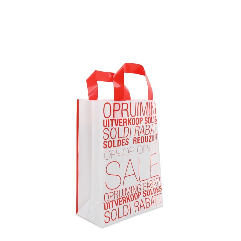 Plastkassar med blockbotten Sale 22 + 10 x 30 cm Röd (250 st.) [FP-DQL008]
