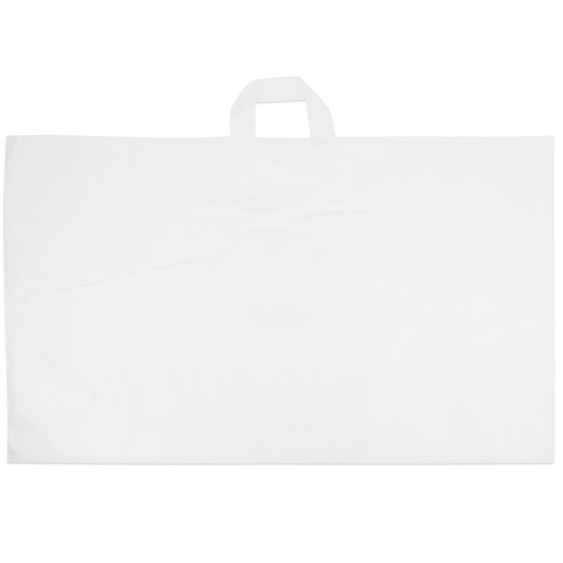 Plastkassar med öglehandtag Semi-transparenta 75 x 45 + 2 x 5 cm Semi-transparent (250 st.) [FP-DQL012]