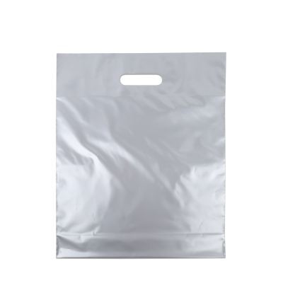 Plastkassar 35 x 44 + 2 x 4 cm Silver (500 st.) [FP-DQU012]