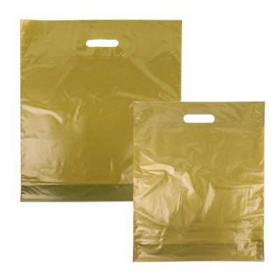 Plastkassar 45 x 50 + 2 x 4 cm Guld (500 st.) [FP-DQU018]