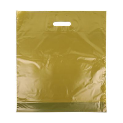 Plastkassar 45 x 50 + 2 x 4 cm Guld (500 st.) [FP-DQU018]