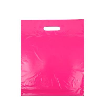 Plastkassar 35 x 44 + 2 x 4 cm Rosa (400 st.) [FP-DQU197]