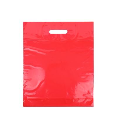 Plastkassar 35 x 44 + 2 x 4 cm Röd (400 st.) [FP-DQU198]