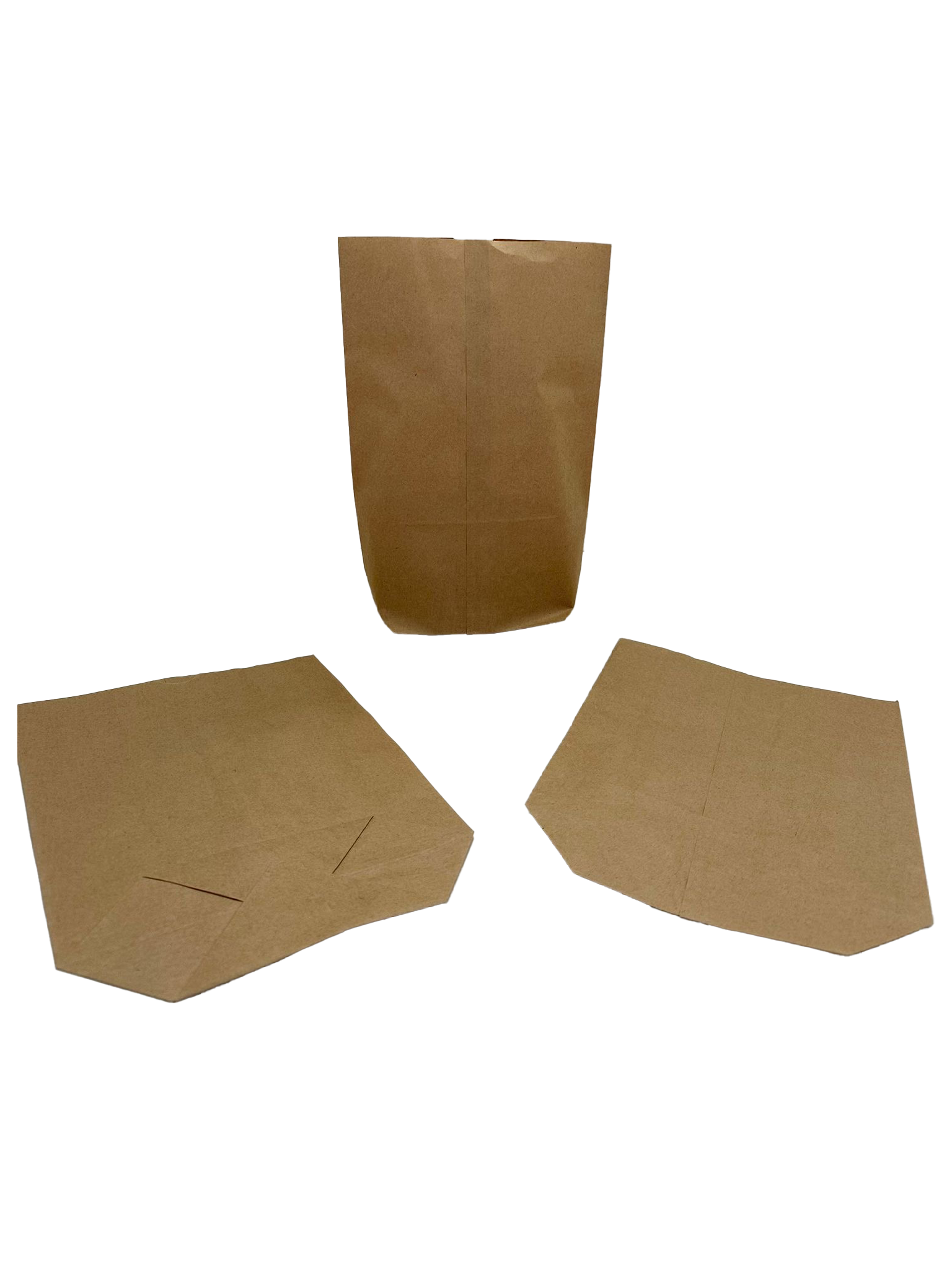 Säckar med korsbotten (innehåll 20 kg) 42x63 cm - 1 lapp 90 g/m2 (100 st) [PAK4263]