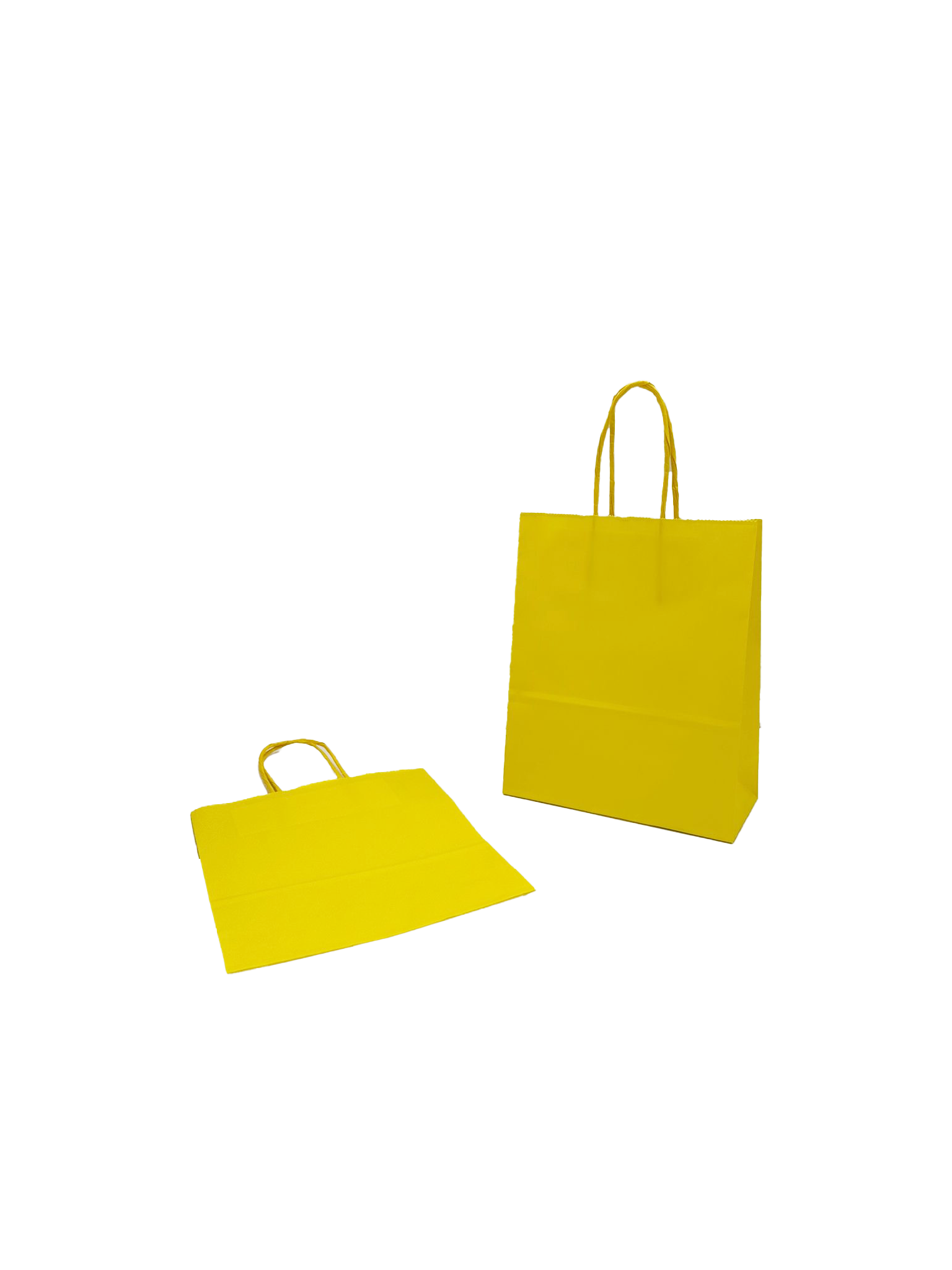 Papperskassar Gul 18+8x22cm Kraft Papper 90 gram (50 st) [PAM1822Y]