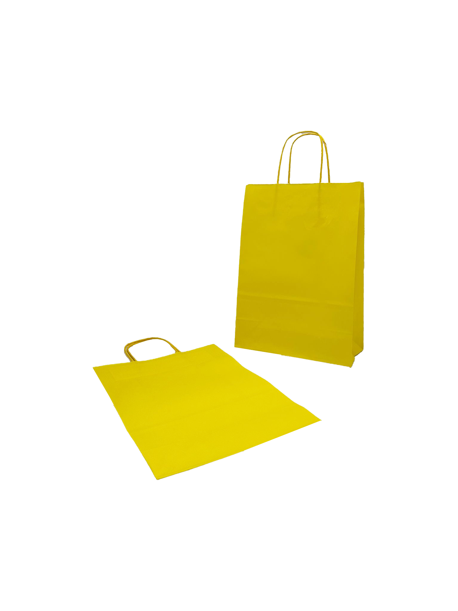 Papperskassar Gul 22+10x31cm Kraft Papper 90 gram (50 st) [PAM2231Y]