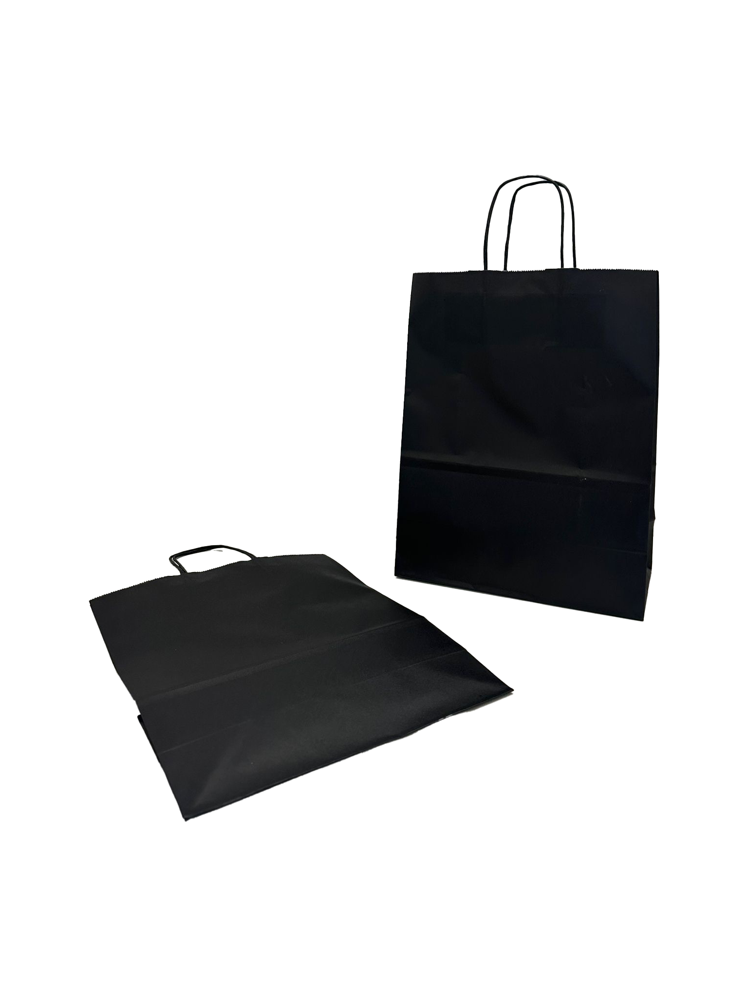 Papperskassar Svart 26+12x35cm Kraft Papper 90 gram (50 st) [PAM2635BK]