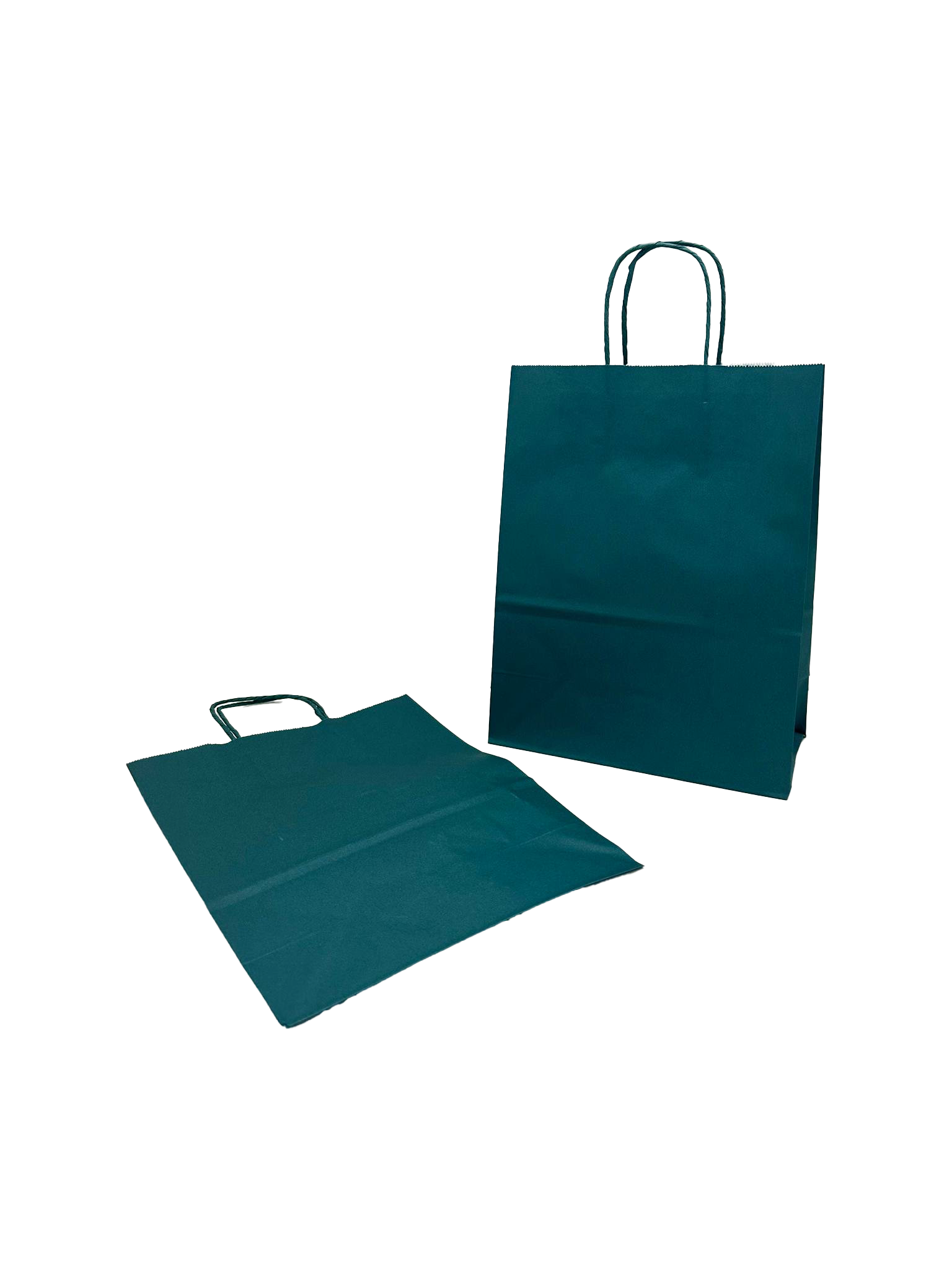 Papperskassar Mörkgrön 26+12x35cm Kraft Papper 90 gram (50 st) [PAM2635DKGR]