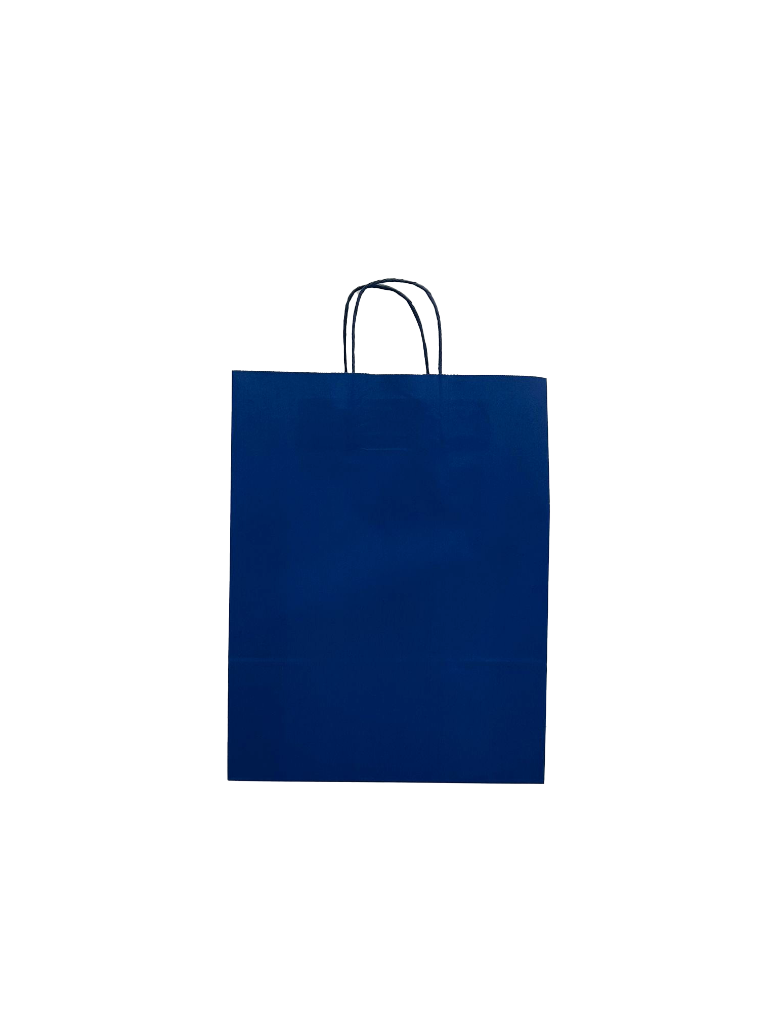 Papperskassar Mörkblå 32+12x41cm Kraft Papper 100 gram (50 st) [PAM3241DKBL]