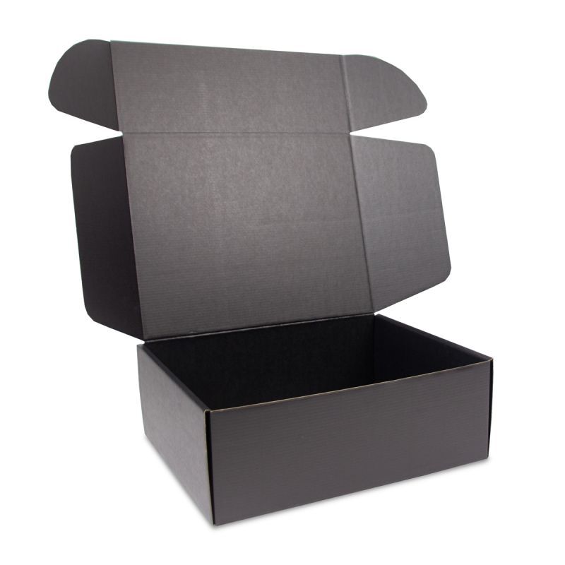 Fraktlådor 39 x 30 x 14 cm Svart (50 st.) [FP-VPD106]